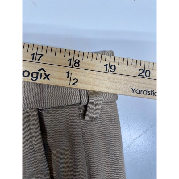 Haggar Mens Sz 38X32 Tan Classic Fit Premium No Iron Khaki Pants - Picture 10 of 12
